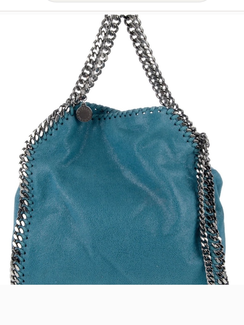 Stella McCartney  Vegetarian Suede Chain Link Bag